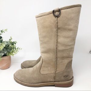 UGG Daphne Shearling Lined Suede Boot Convertible